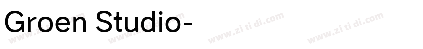 Groen Studio字体转换